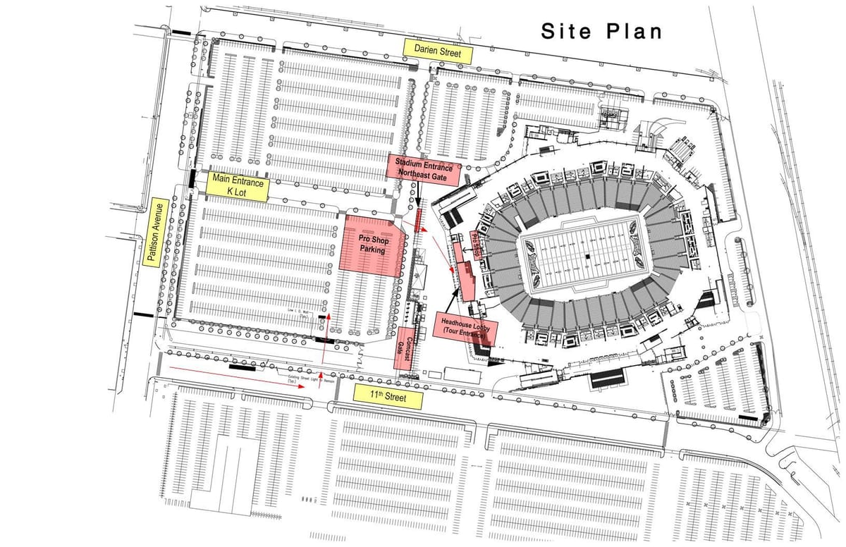 lincoln financial field parkoló térképen