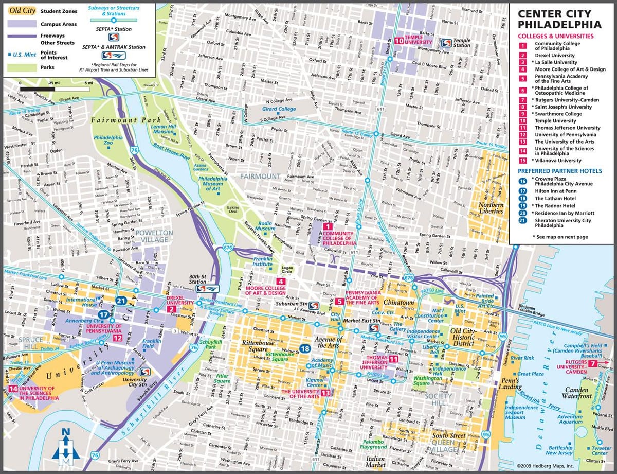 Philadelphia térkép