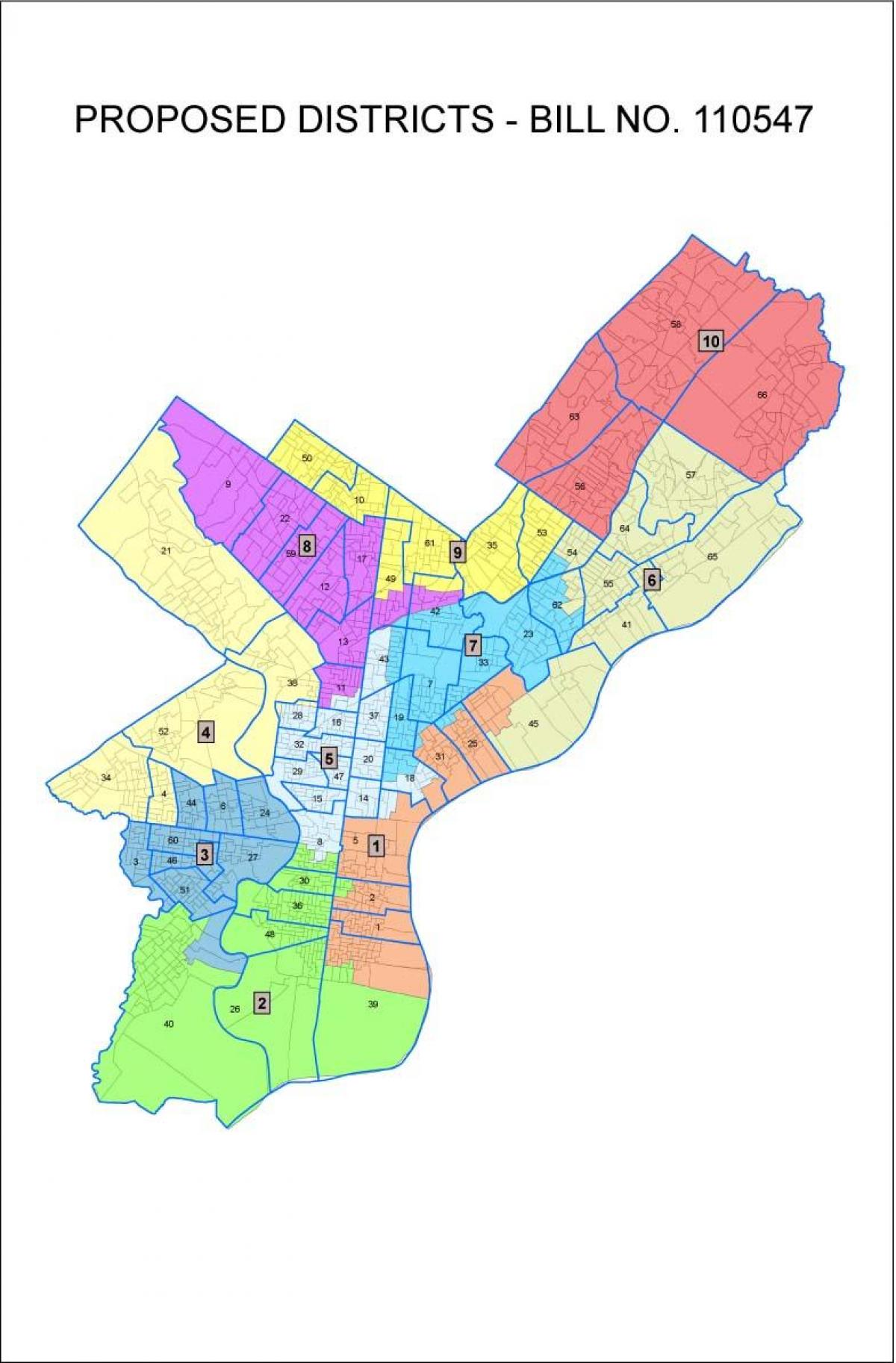 Philadelphia city térkép