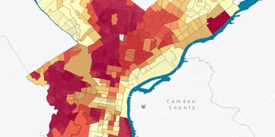Biztonsági térkép Philadelphia