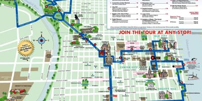 Kocsi térkép Philadelphia