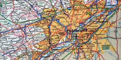 Térkép Philadelphia pa