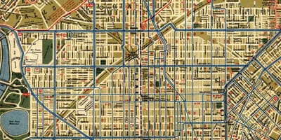 Utca térkép Philadelphia