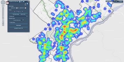 Philly biztonsági térkép