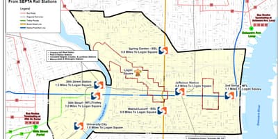Septa busz útvonal térkép